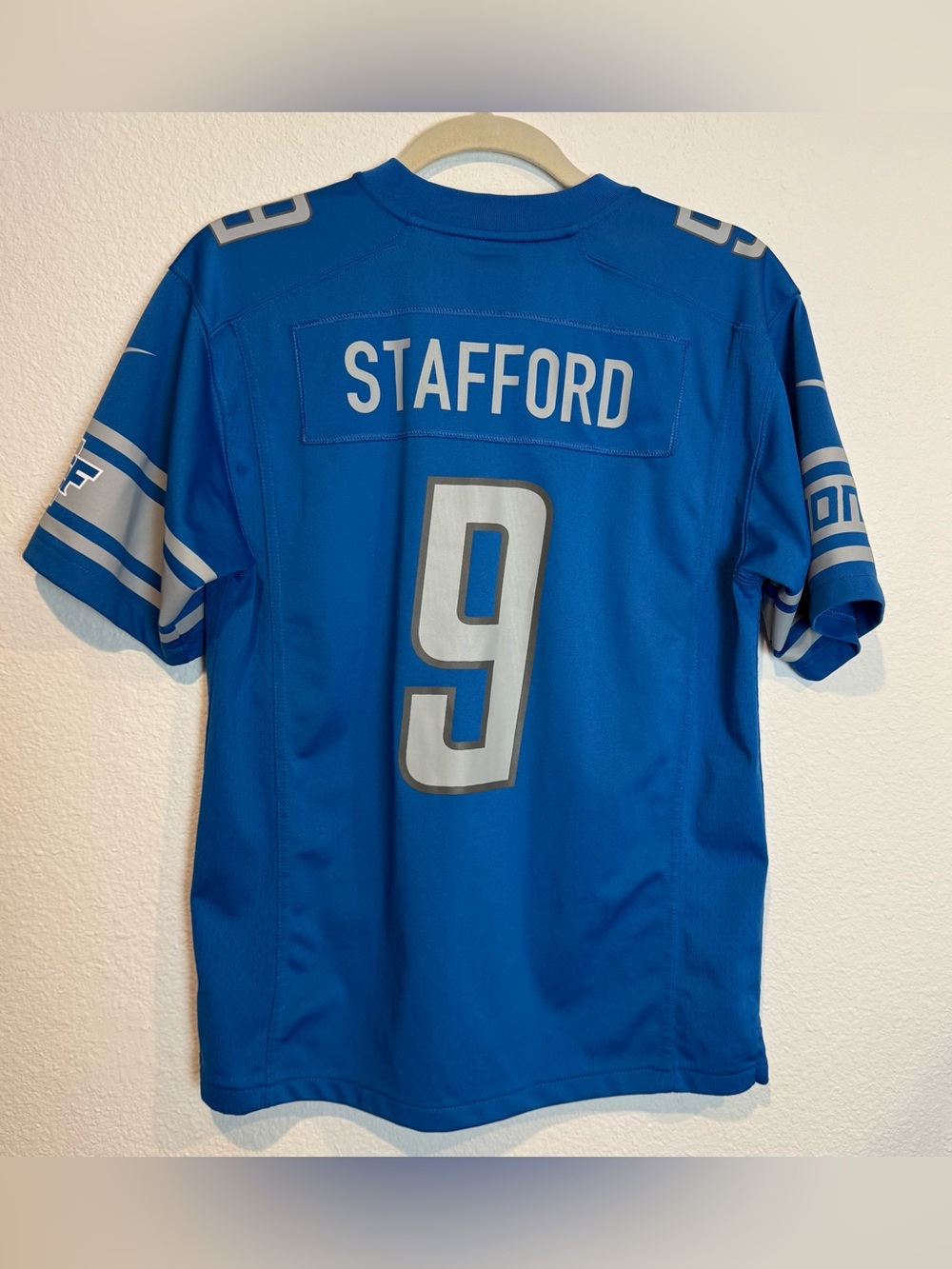 Nike Detroit Lions Matthew Stafford #9 NFL On Field Jersey YOUTH Large 14/16
